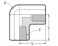 Stainless Steel Female Elbows