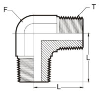 Stainless Steel Male Elbows