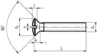 Stainless Steel Raised CSk head Screws
