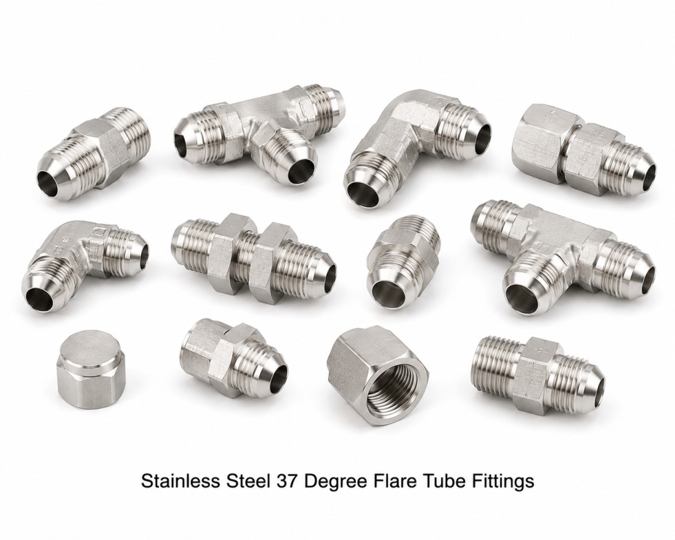 Stainless Steel 37 Degree Flare Tube Fittings