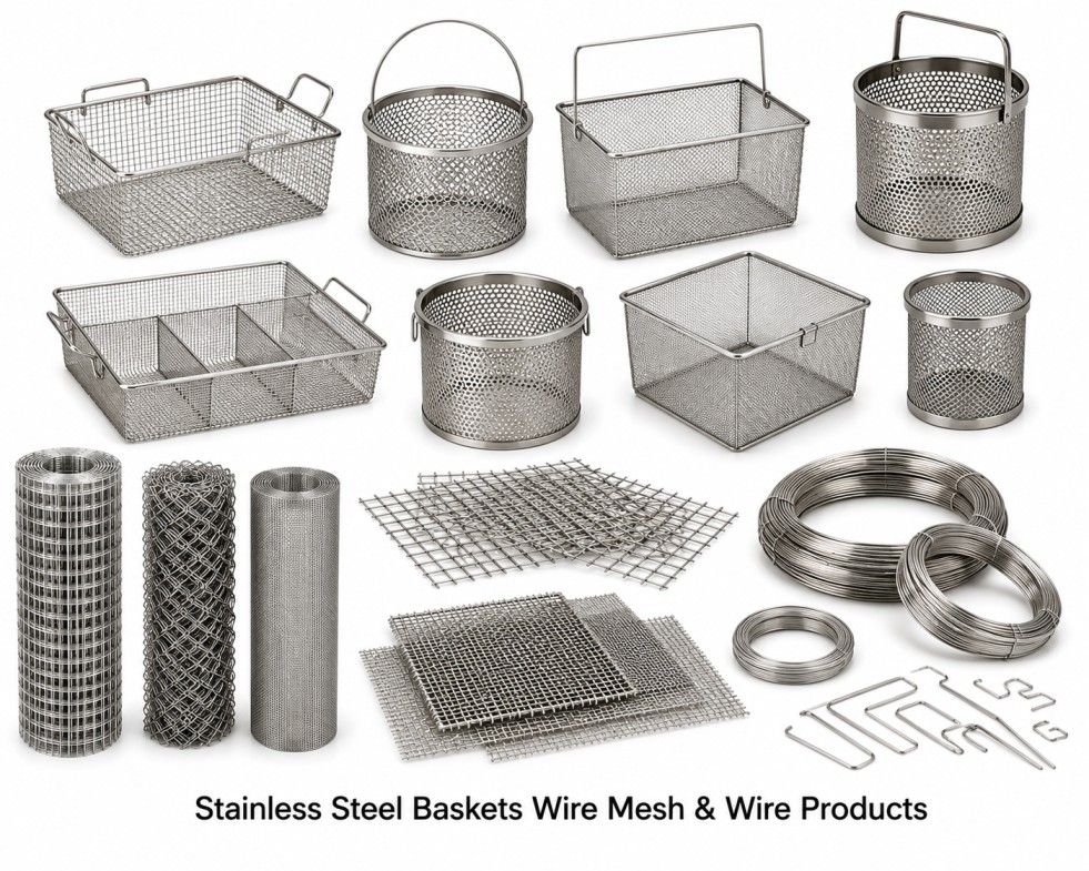 Stainless Steel Baskets Wire Mesh & Wire Products