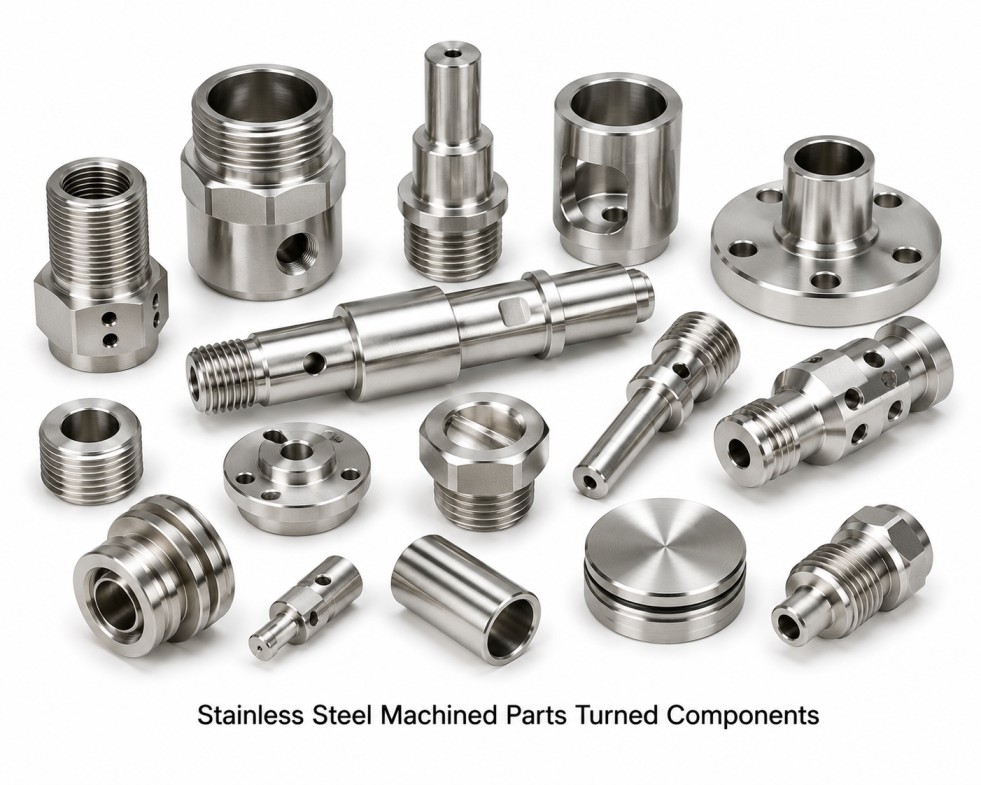 Stainless Steel Machined Parts Turned Components