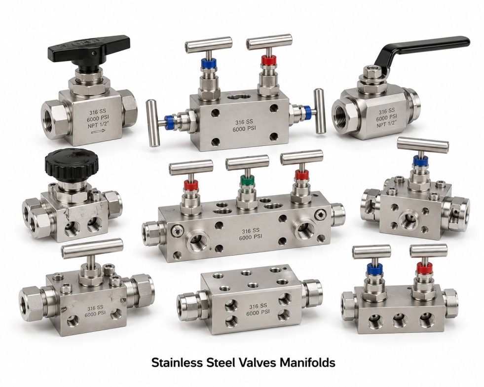 Stainless Steel Valves Manifolds