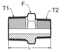 Stainless Steel Reducing Hex Nipples Hexgonal Nipples
